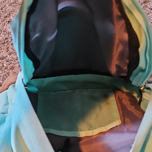 AWESOME Jansport Aqua and Brown Backpack main image 6